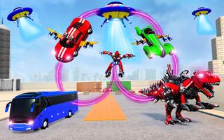 Dino Robot Transform Car Games screenshot 2