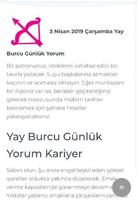 Günlük Burç Yorumları โปสเตอร์