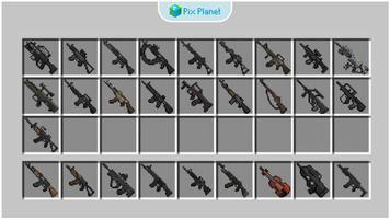 Guns & Weapons mods for MCPE تصوير الشاشة 1