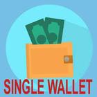 Single Money Wallet Zeichen