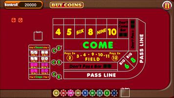 Play Las Vegas Craps Table 711 capture d'écran 1
