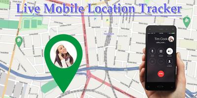 Live Mobile Location Tracker Affiche