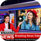 Breaking News Video Maker - Breaking News Photos icône