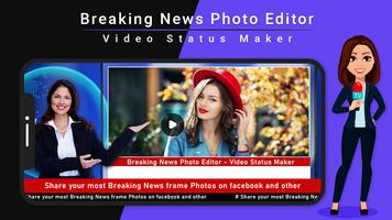 Breaking News Video Maker - Breaking News Photos الملصق