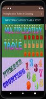 Multiplication Table &Counting Affiche