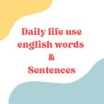 Daily use english sentences icon