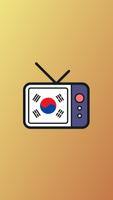 韓国のテレビを生放送する ポスター