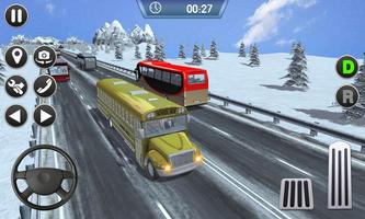 Bus Real Racing Hill Climbing - Bus Simulator 2019 Affiche