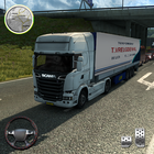 Euro Truck Driving Sim 2019 - Truck Transport Game ไอคอน