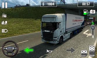 Euro Truck Driving Sim 2019 - Truck Transport Game capture d'écran 3