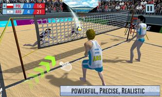 Spike Master Volleyball 3D 2019 - Volleyball Free اسکرین شاٹ 1