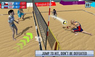 Spike Master Volleyball 3D 2019 - Volleyball Free स्क्रीनशॉट 2