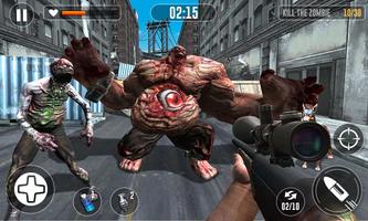 Zombie Escape Games - Zombie Killing Simulator capture d'écran 1