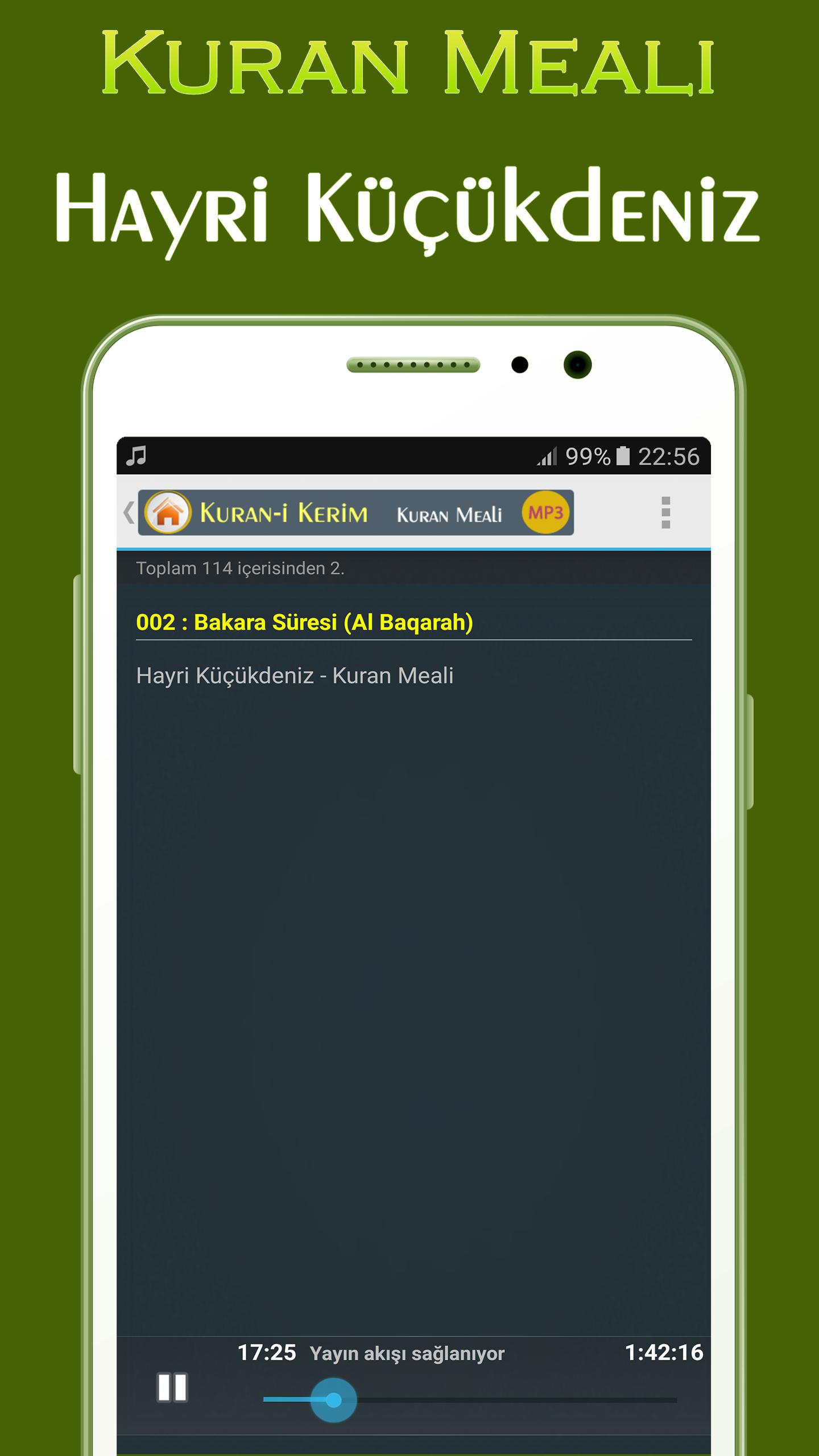 kuranı kerim türkçe meali Mp3 - hayri küçükdeniz pour Android - Téléchargez  l'APK