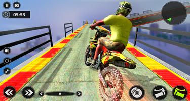 Bike Stunt Mega Ramps Game screenshot 2