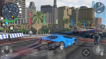 Gangster Crime City Attack 3D captura de pantalla 2