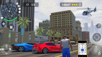 Gangster Crime City Attack 3D captura de pantalla 3