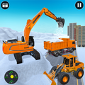 Heavy Excavator & Dozer Simulator · Snow JCB Game