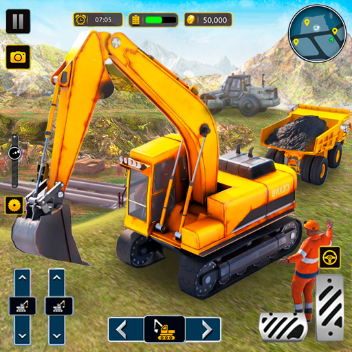 Bulldozer Game: JCB Excavadora