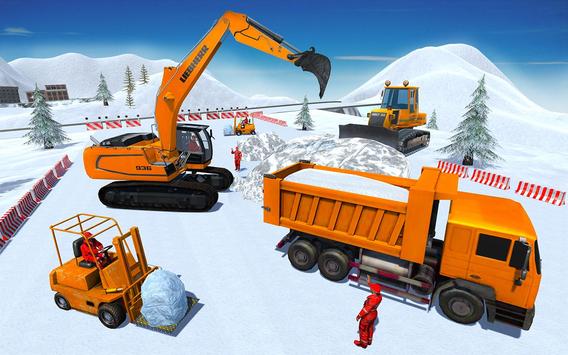 Real Heavy snow excavator simulator screenshot 6
