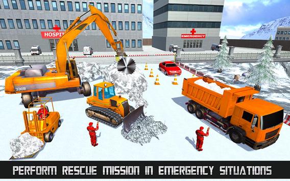 Real Heavy snow excavator simulator screenshot 13