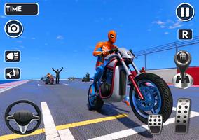 spider tricky bike stunts race Ekran Görüntüsü 3