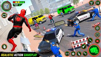 Gangster Crime Rope Hero City скриншот 1