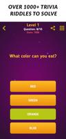 TRIVIA Riddles: Word Quiz Game Affiche