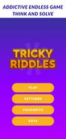 Tricky Riddles with Answers Plakat