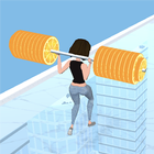 Weight Runner: Muscle Race 3D icône