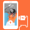 Battery Charging on Screen : Photo Amplitude &Wave