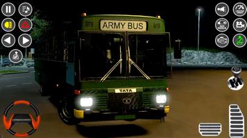 réel armée bus conduire Jeu 3d Affiche