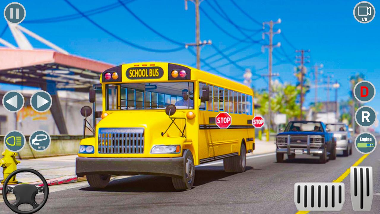 Euro city school bus games 3d apk for android download