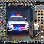 multi-étage police auto sim 3d icône