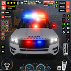 Icona Lusso traffico polizia auto 3d