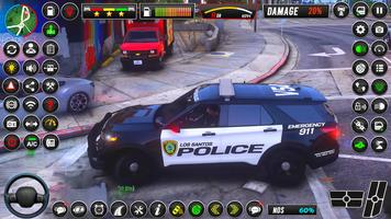 супер Полиция Джип Вождение 3d скриншот 2