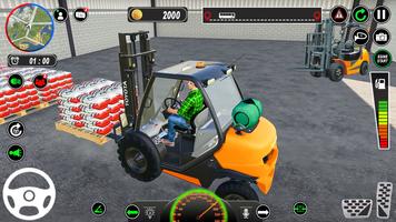 US Forklift Simulator Game JCB 海报