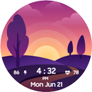 Time Scene Digital watch face APK