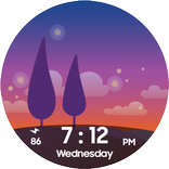 Time Scene3 Digital Watch Face