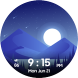 Time Scene4 Digital Watch face