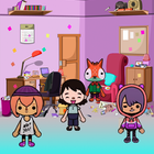 Happy Toca Peppa Life-icoon