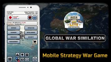 Global War Simulation Asia Affiche