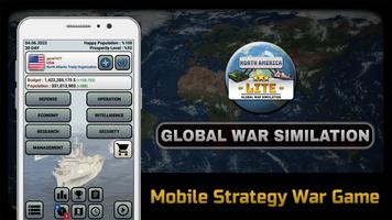 Global War Simulation North Affiche
