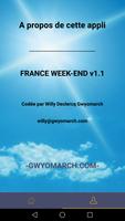 FranceWeek-end - Free Affiche