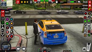 Real Taxi Driver Game 3D Screenshot 1