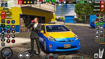 Real Taxi Driver Game 3D Screenshot 2