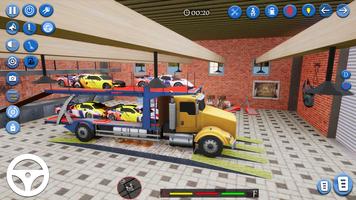 Truck Car Transport Games Affiche