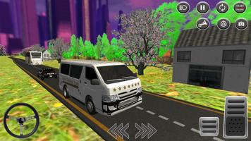 Car Games Dubai Simulator Van الملصق