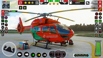 Helicopter Flying Rescue Game poster