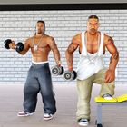 Gym Fitness Workout Game Sim icône